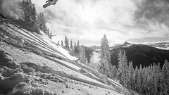 Mountains Landscapes snow grayscale