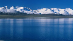 Mountains Landscapes snow lakes