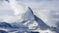 Mountains Landscapes snow matterhorn