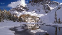 Mountains Landscapes snow rivers