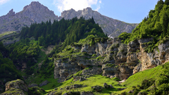 Mountains Landscapes Trees