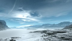 Mountains Landscapes winter skyscapes