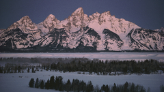 Mountains Landscapes Wyoming grand