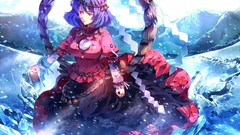 Mountains magic ice woman dress touhou yasaka kanako video games