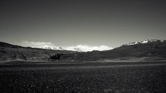 Mountains monochrome iceland