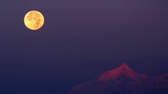Mountains moon