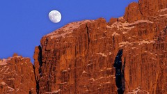 Mountains moon Italy