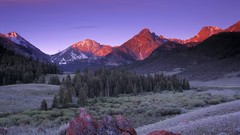 Mountains nature forests