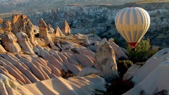 Mountains nature hot air