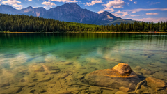 Mountains nature lakes