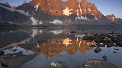 Mountains nature lakes