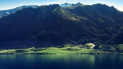 Mountains nature lakes