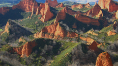 Mountains nature Las Medulas