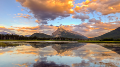 Mountains nature panorama lakes
