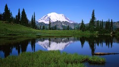 Mountains nature reflections