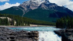 Mountains nature rivers