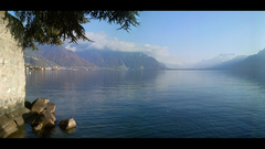 Mountains nature shadows lakes