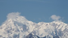Mountains nature sky