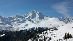 Mountains nature snow