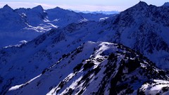 Mountains nature snow