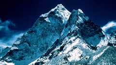 Mountains nature snow landscapes