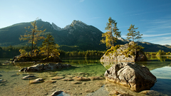 Mountains nature Trees