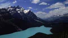 Mountains nature Trees lakes