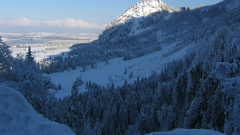 Mountains nature winter