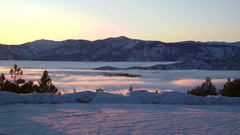 Mountains nature winter