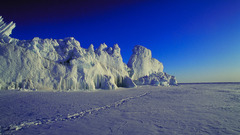 Mountains nature winter snow