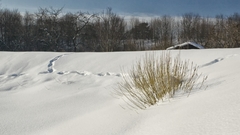 Mountains nature winter snow