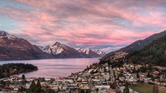Mountains New Zealand cities