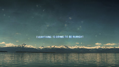 Mountains night sky Everything