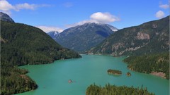Mountains north lakes diablo forests