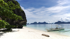 Mountains ocean beach Sea