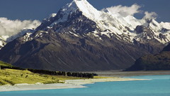 Mountains ocean Landscapes nature