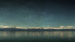 Mountains Photo manipulation digital art nature