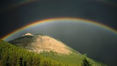 Mountains rainbows