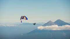 Mountains Red Bull parachuting