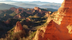 Mountains red hills horizon