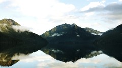 Mountains reflections