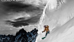 Mountains rider Sports Snowboarding