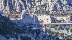 Mountains rocks buildings cities