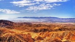 Mountains sand deserts HDR