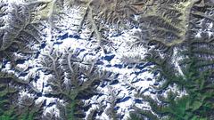 Mountains Satellite photography nature