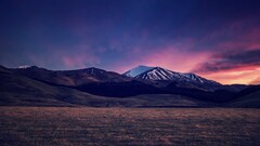 Mountains sky landscape nature