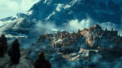 Mountains smoke dwarfs the hobbit the desolation of smaug 