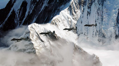 Mountains snow A-10 Thunderbolt