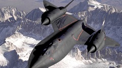 Mountains snow Aircraft military