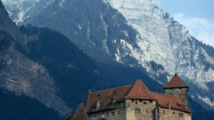 Mountains snow Castles